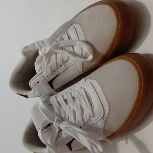 AIRWALK Men's Huntington White & Cream  Lace Up Sneakers - 9